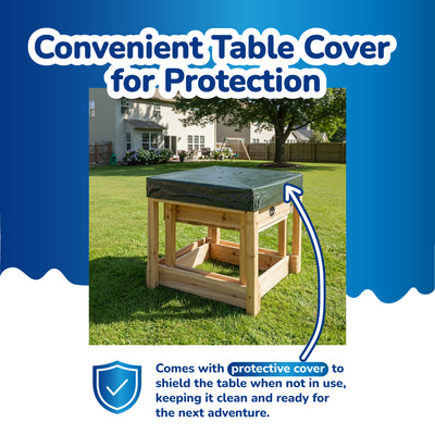 Plum® Surfside Wooden Sand and Water Picnic Table - Natural