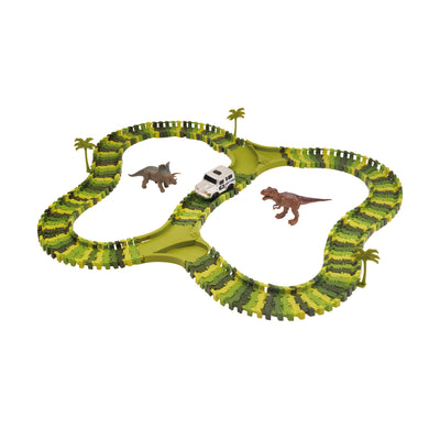 Jurassic World Dinosaur Toys, Create A Dinosaur World Road Race, Dino Track Playset for Kids Ages 5+