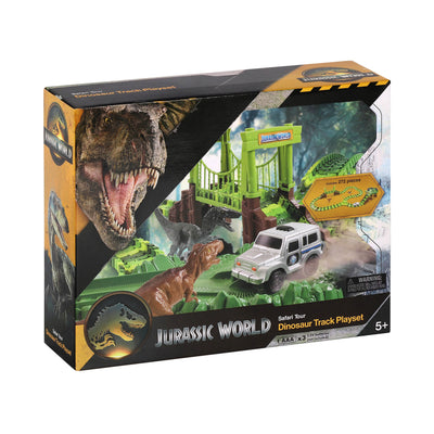 Jurassic World Dinosaur Toys, Create A Dinosaur World Road Race, Dino Track Playset for Kids Ages 5+