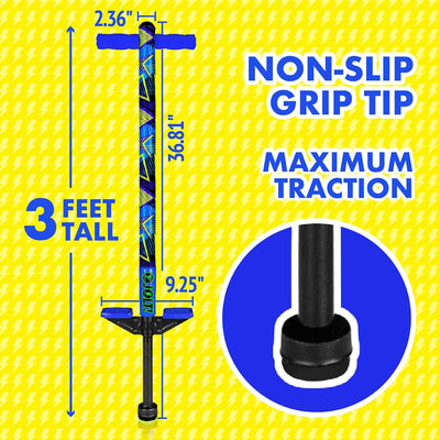 Jolt Foam Covered Pogo Stick, Kids Ages 6+, for Beginners spring