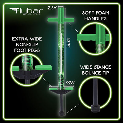 Jolt Foam Covered Pogo Stick, Kids Ages 6+, for Beginners spring