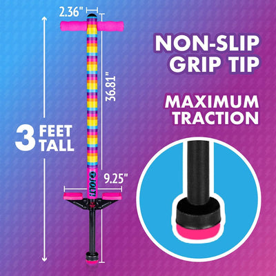 Jolt Foam Covered Pogo Stick, Kids Ages 6+, for Beginners spring