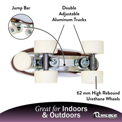 Chicago Deluxe Leather Lined Rink Skate