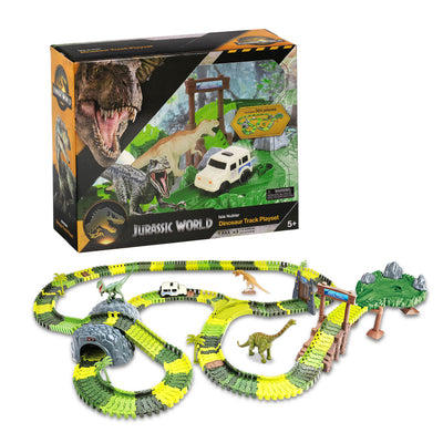 Jurassic World Dinosaur Toys, Create A Dinosaur World Road Race, Dino Track Playset for Kids Ages 5+