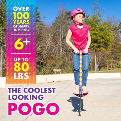 Jolt Foam Covered Pogo Stick, Kids Ages 6+, for Beginners spring