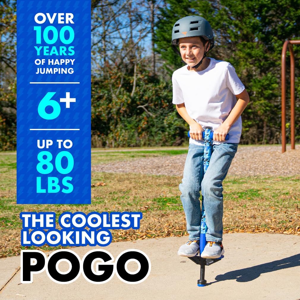 Jolt Foam Covered Pogo Stick, Kids Ages 6+, for Beginners spring