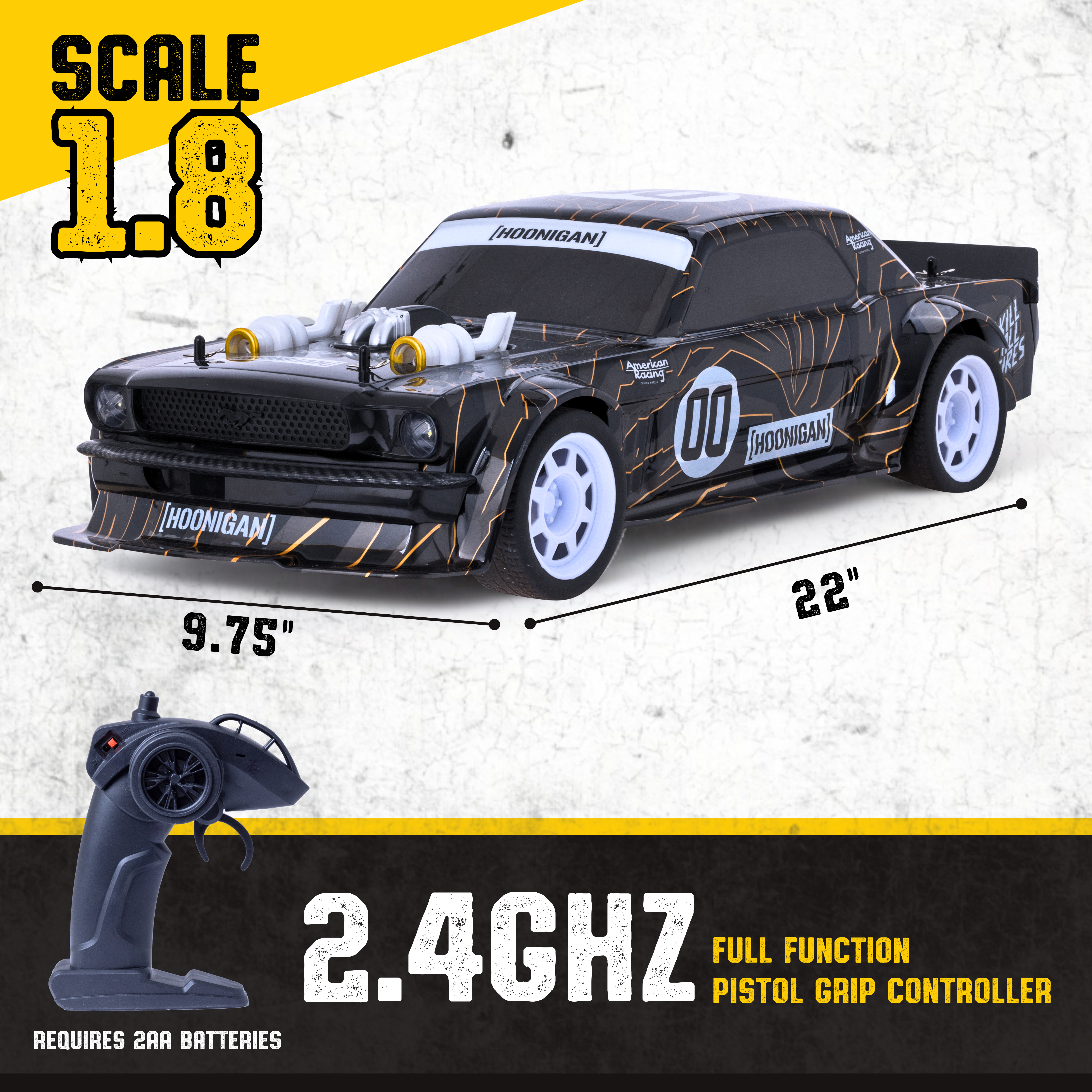 Ford Mustang Hoonicorn 1:8 RC Car