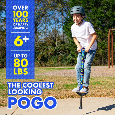 Jolt Foam Covered Pogo Stick, Kids Ages 6+, for Beginners spring