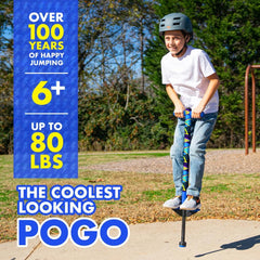 Jolt Foam Covered Pogo Stick, Kids Ages 6+, for Beginners spring