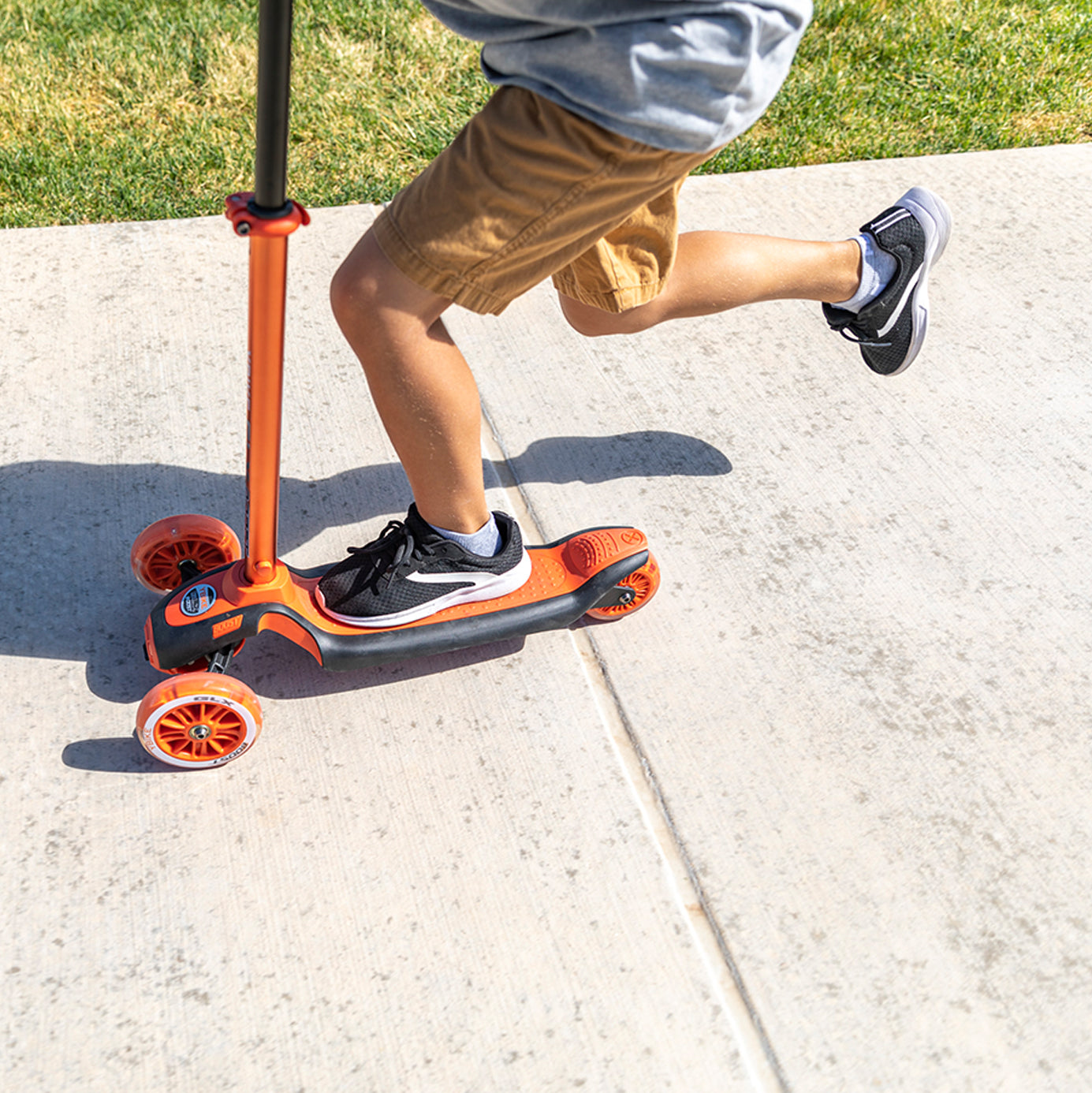 NEW YBIKE GLX Boost 3-Wheel Kick Scooter - NSG Products
