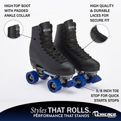 Chicago Quad Rink Roller Skates