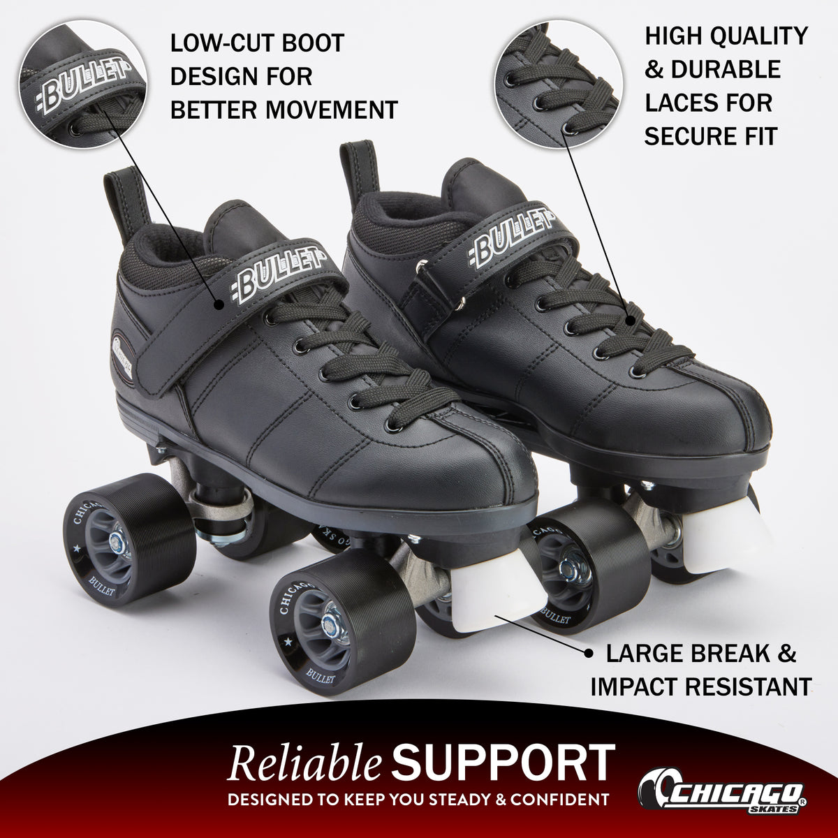 Chicago Skates Bullet Speed Roller Skates