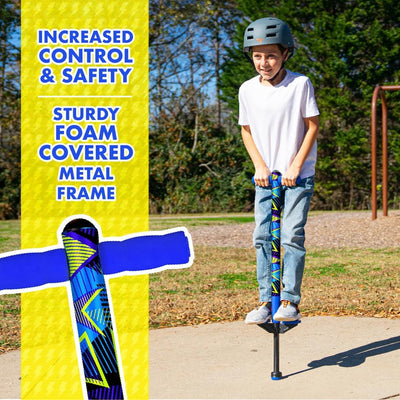 Jolt Foam Covered Pogo Stick, Kids Ages 6+, for Beginners spring
