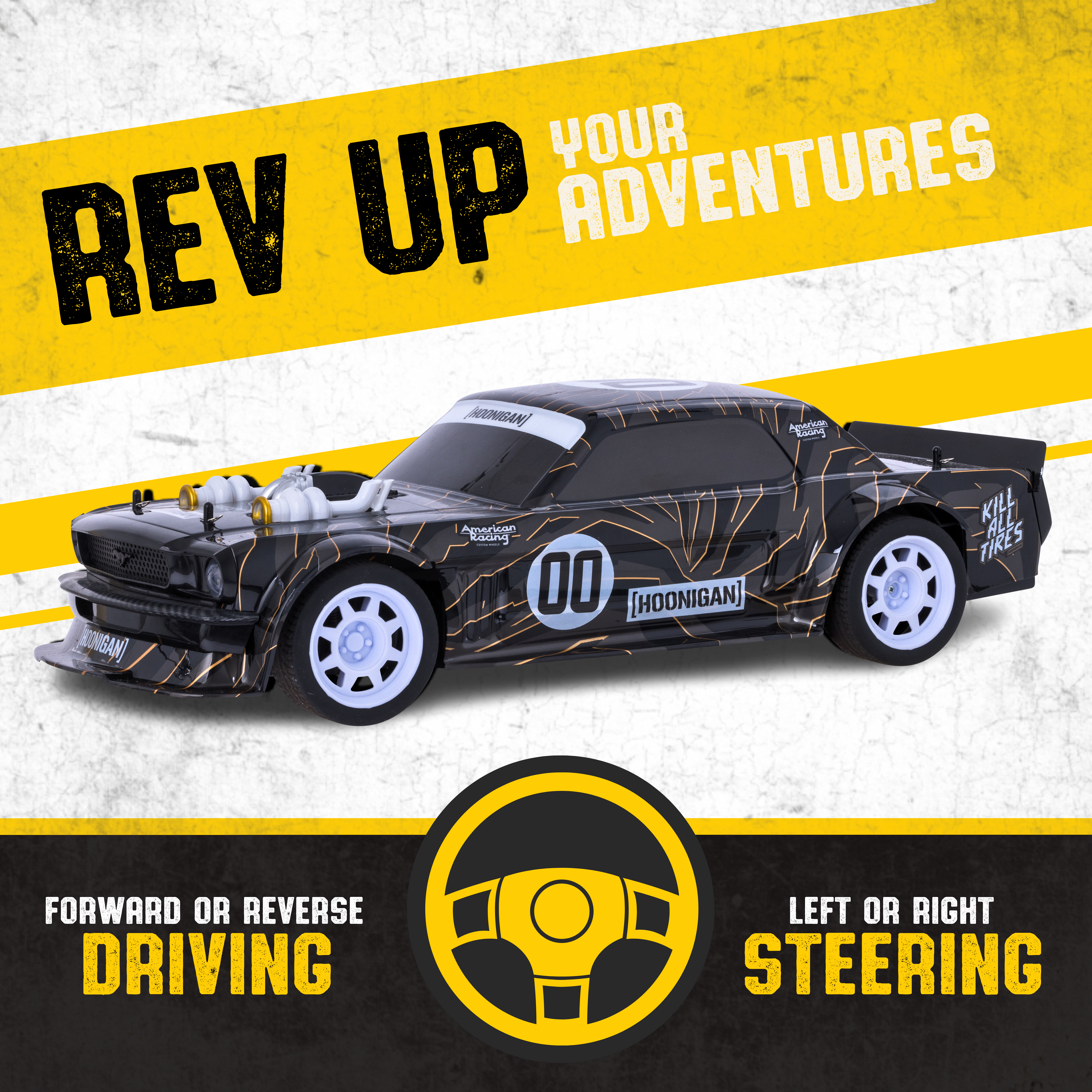 Ford Mustang Hoonicorn 1 8 RC Car Flybar