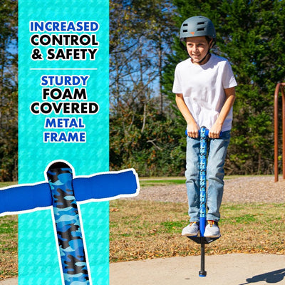 Jolt Foam Covered Pogo Stick, Kids Ages 6+, for Beginners spring