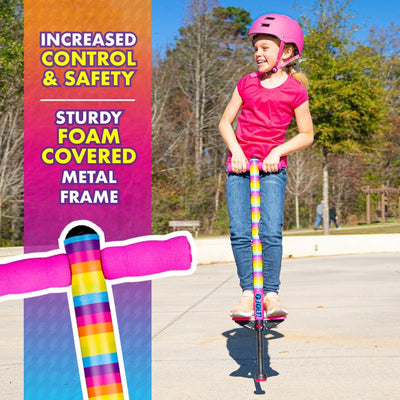 Jolt Foam Covered Pogo Stick, Kids Ages 6+, for Beginners spring