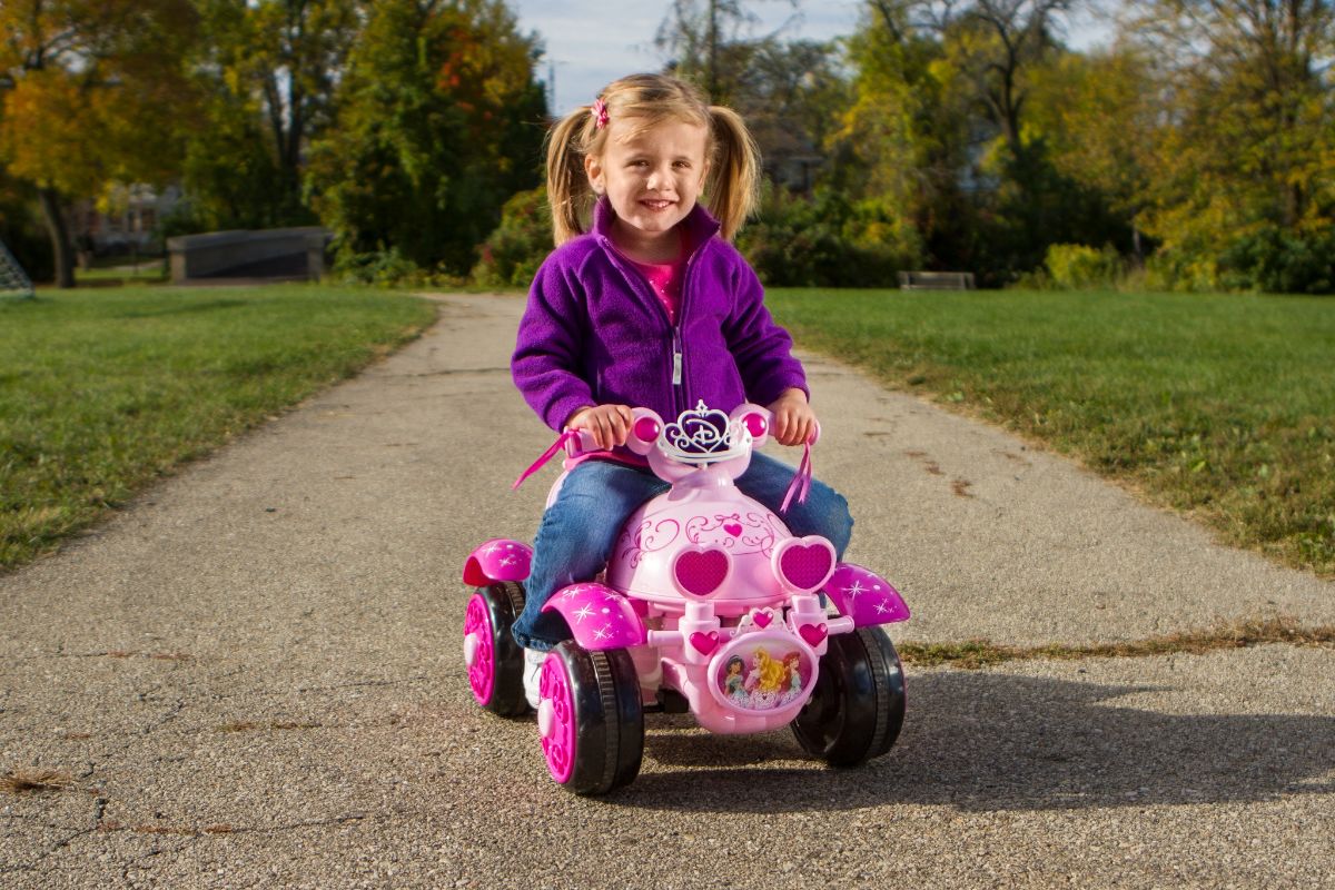 Kid Trax Disney Princess Ride on Toy: Toddler Quad – Flybar