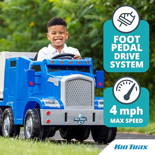 12V Kid Trax Semi-Truck with Trailer
