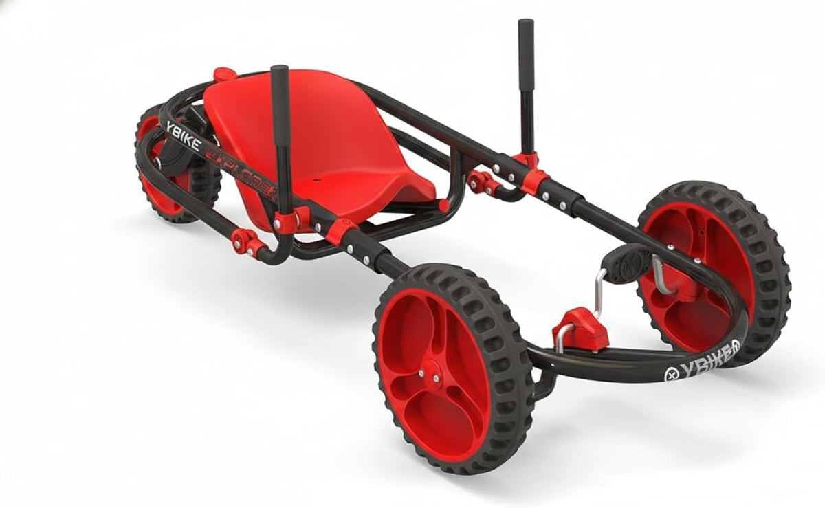 Explorer Pedal Car, 3-Wheel Go-Kart, Ages 4+, 155lb Capacity