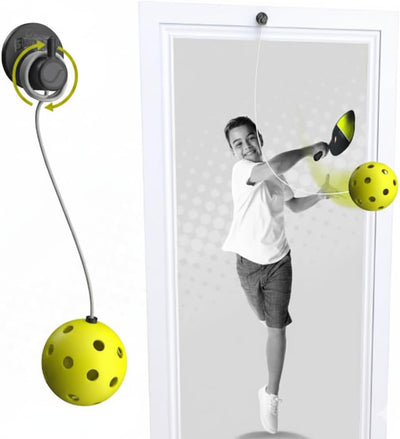 Swingball Pickleball Trainer, Wall-Mount Rebounder, Tethered Ball, Ages 6+