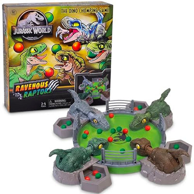 Jurassic World Ravenous Raptors Game - Dino Chomping Game