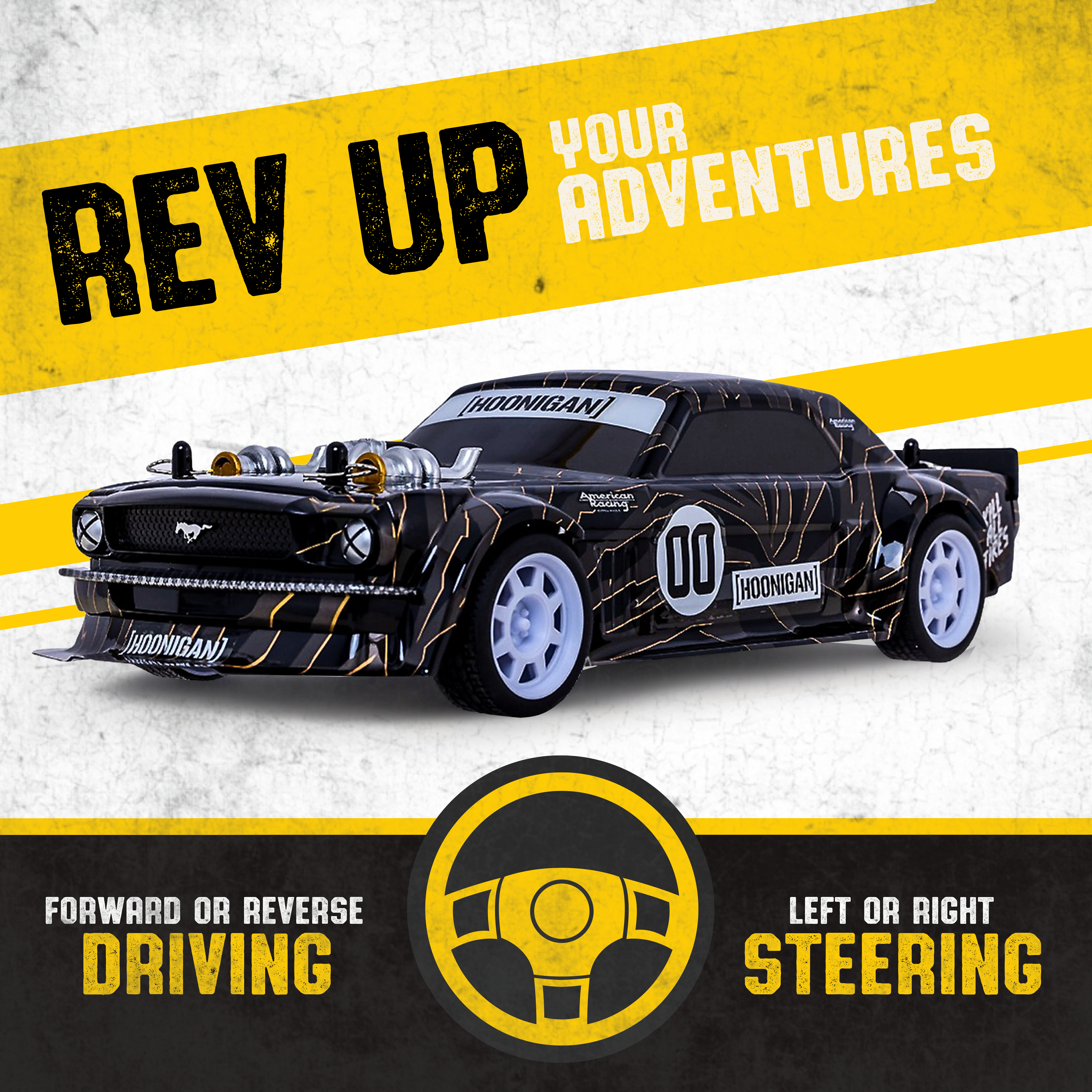 Ford Mustang Hoonicorn 1:16 RC Car