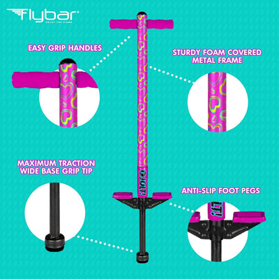 Jolt Foam Covered Pogo Stick, Kids Ages 6+, for Beginners spring