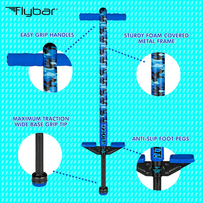 Jolt Foam Covered Pogo Stick, Kids Ages 6+, for Beginners spring