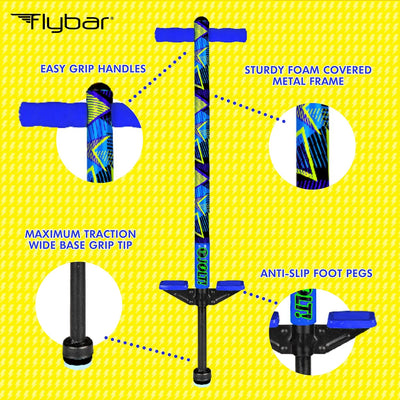 Jolt Foam Covered Pogo Stick, Kids Ages 6+, for Beginners spring
