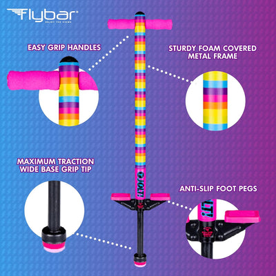 Jolt Foam Covered Pogo Stick, Kids Ages 6+, for Beginners spring