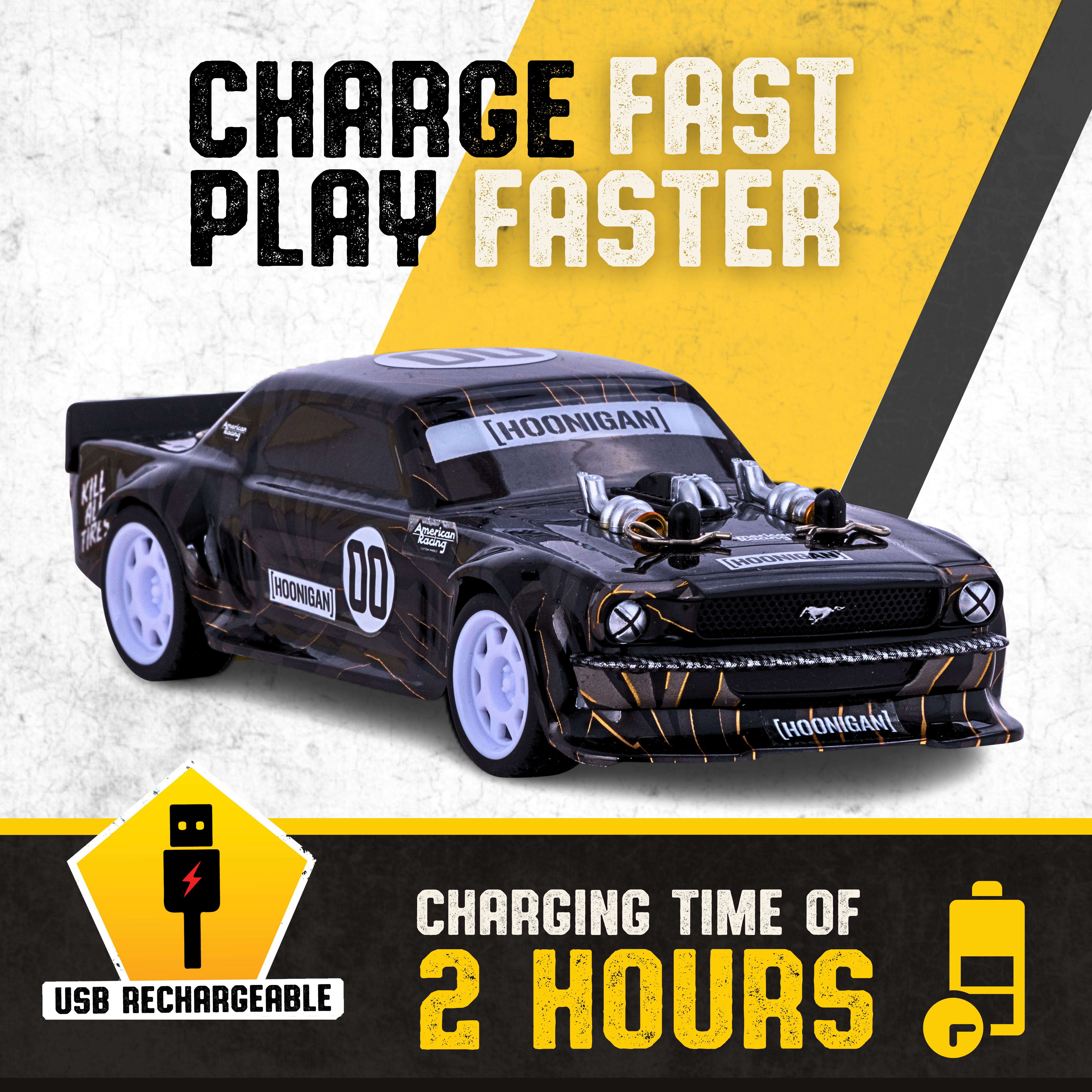 Ford Mustang Hoonicorn 1:32 RC Car