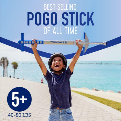 Original Foam Maverick Pogo Stick, Kids Ages 5+, 40-80lbs