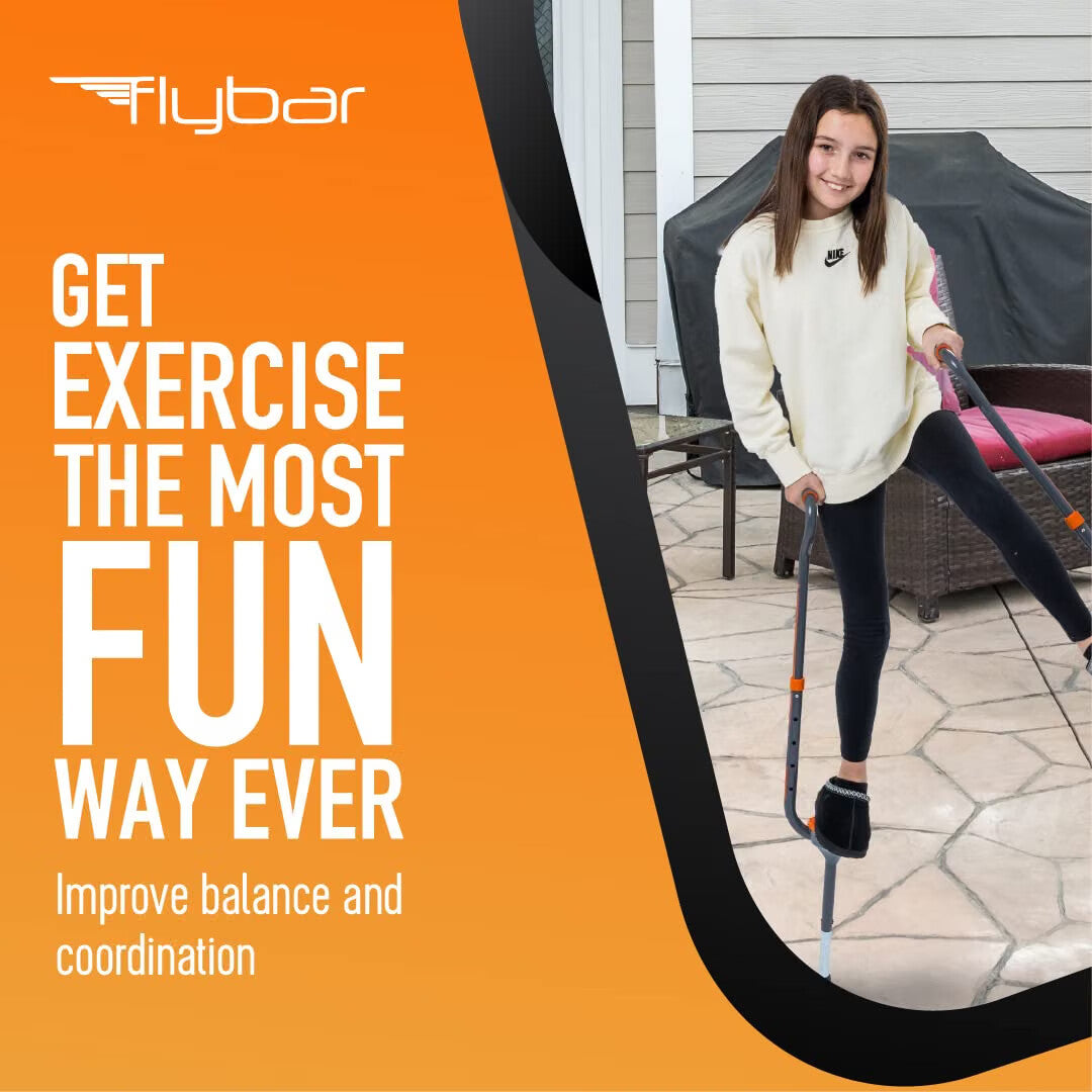 Flybar Maverick Walking Stilts for Kids, Adjustable, Ages 5+, 190lb Capacity