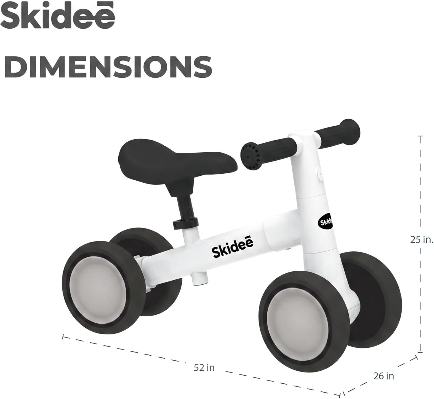 Skidee Toddler Balance Bike 1-3