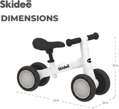 Skidee Toddler Balance Bike 1-3