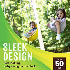Swurfer Coconut — Your Baby's First Swing, Safe for Ages 6mo+