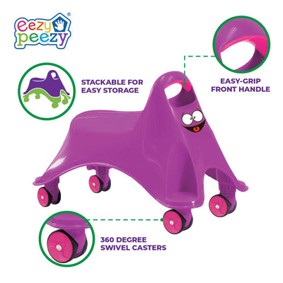 Eezy Peezy Googly Whirlee Baby Walker Ride-On Toy, Ages 1-3, 2 Pack