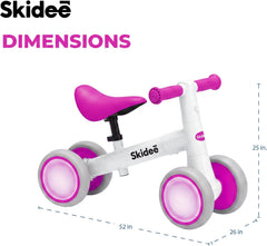Skidee Toddler Balance Bike 1-3