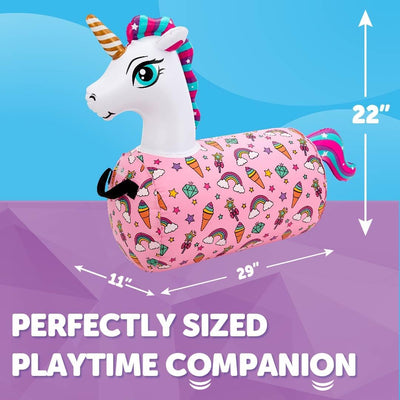 WADDLE Hip Hopper Inflatable Dog Bouncer, Ages 2+, 85lb Capacity