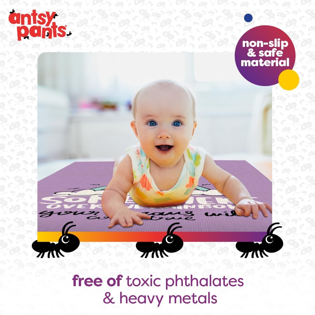 Antsy Pants Kids Yoga Mat - Yoga Mat for Kids, Yoga Mats for Home Workout