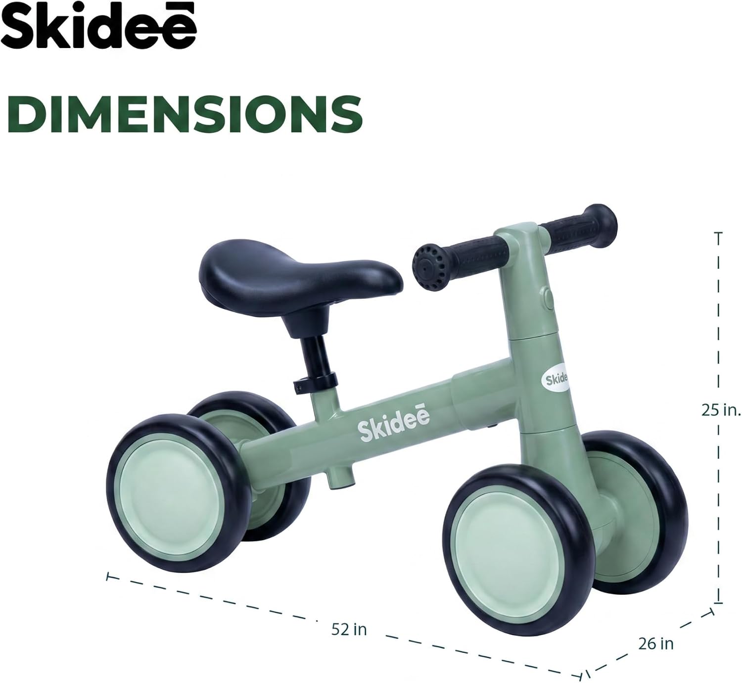 Skidee Toddler Balance Bike 1-3