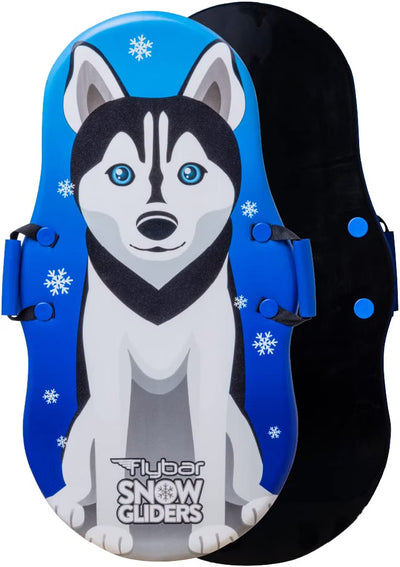 Flybar Kids 36” Foam Snow Sled with Slick Bottom & PE Core Build, Holds Up To 110 Lbs