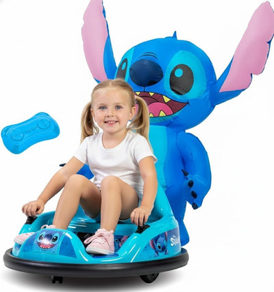 ImaginAir 6V Bumper Car with Auto-Inflated Stitch