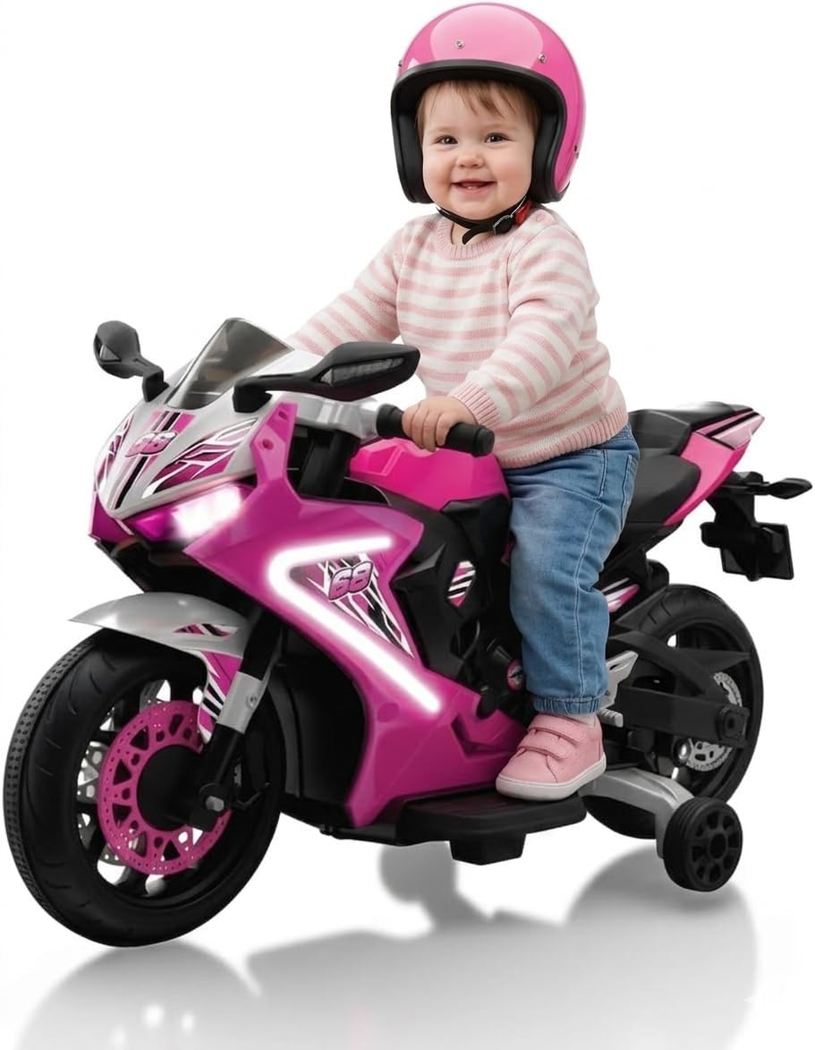 6V Glow Motorcycle Ride On