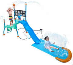 Plum Play Kids Outdoor Water Slide Play Equipment (Shower Tower)