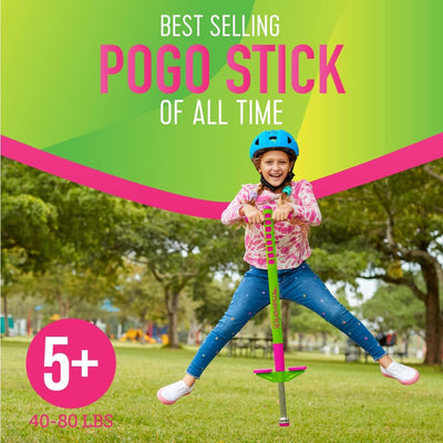 Original Foam Maverick Pogo Stick, Kids Ages 5+, 40-80lbs