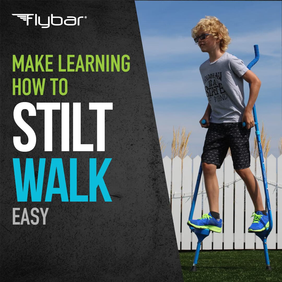 Flybar Master Walking Stilts, Adjustable, Ages 10+, 200lb Capacity