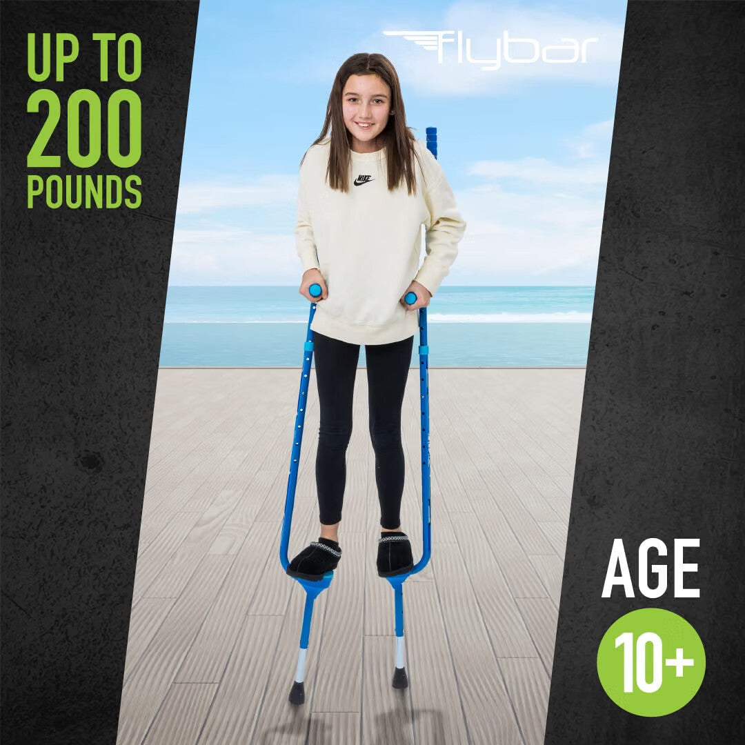 Flybar Master Walking Stilts, Adjustable, Ages 10+, 200lb Capacity