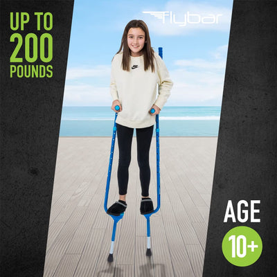Flybar Master Walking Stilts, Adjustable, Ages 10+, 200lb Capacity
