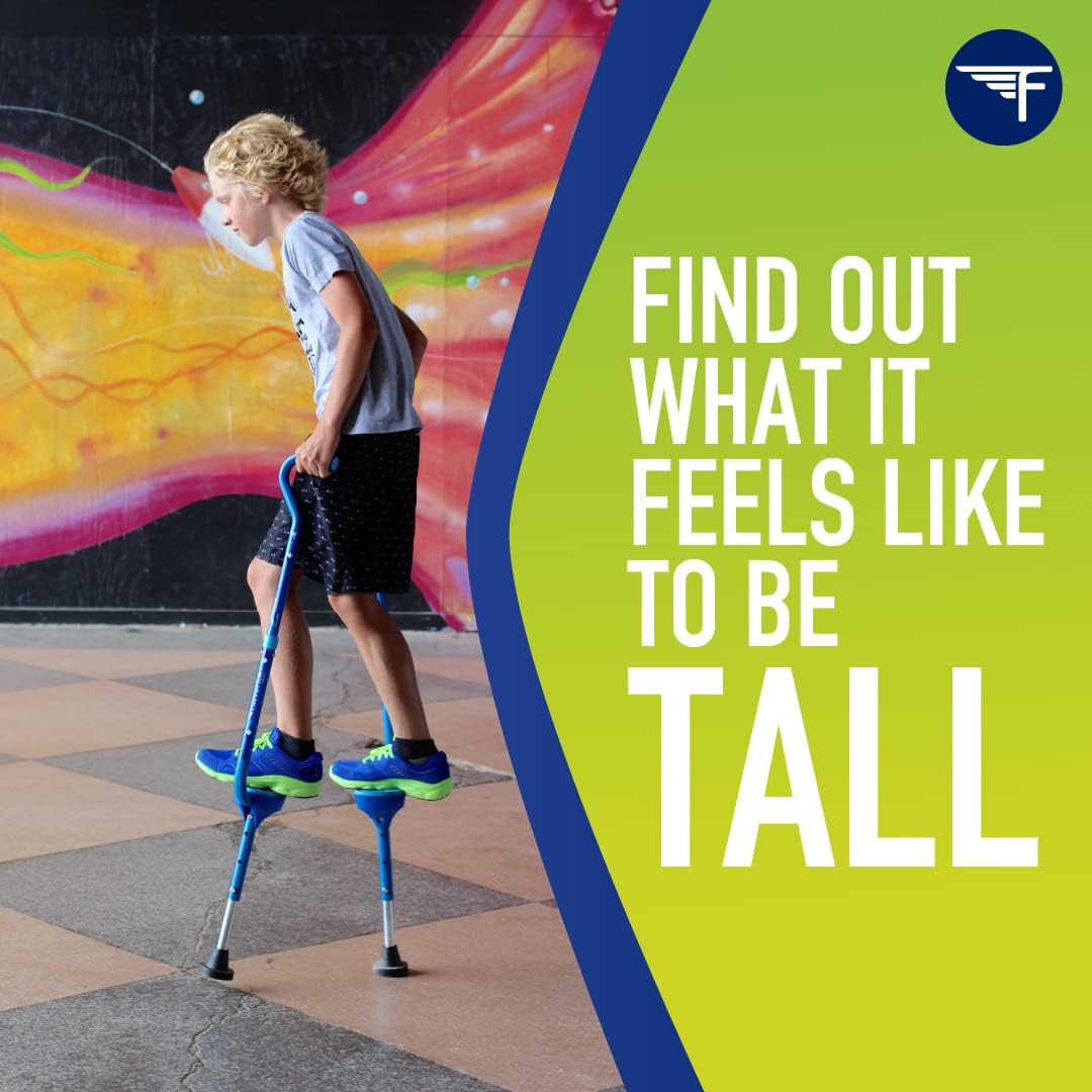Flybar Maverick Walking Stilts for Kids, Adjustable, Ages 5+, 190lb Capacity